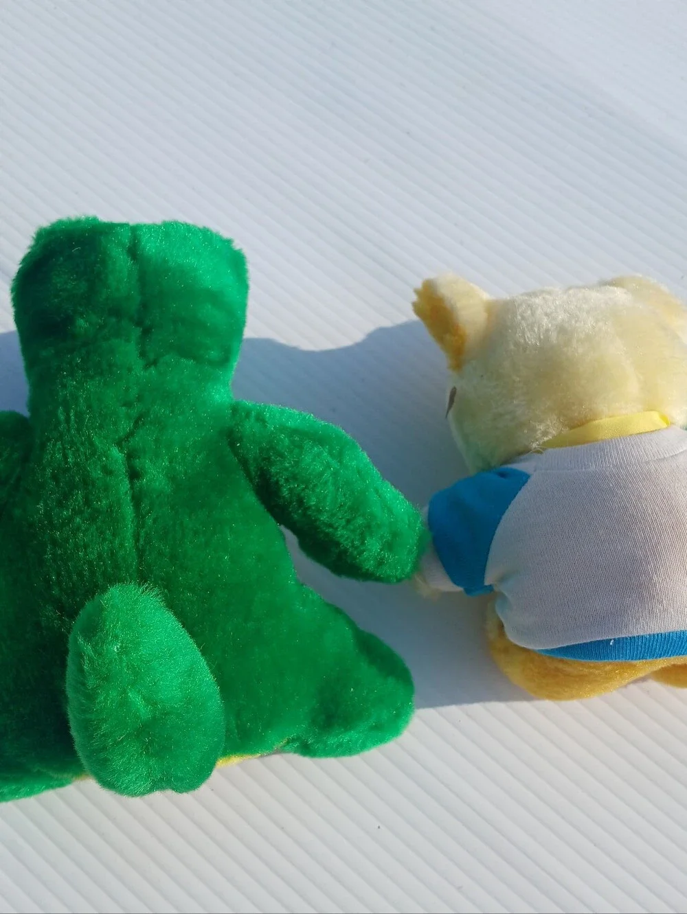 Vintage Plush Lot Stuffed Animals Dolphin Bear Dog Crocodile / Alligator Walrus